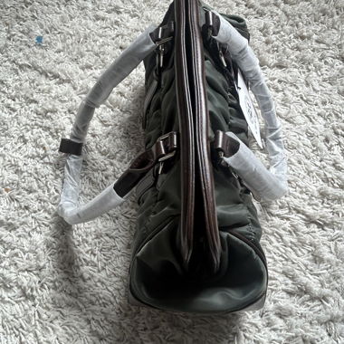 Vintage dunkelgrüne Doctor - Handtasche 