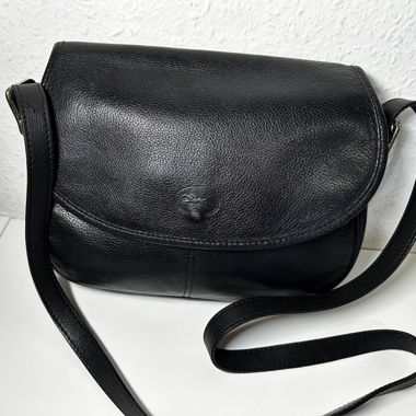 Longchamp Sac bandoulière noir vintage
