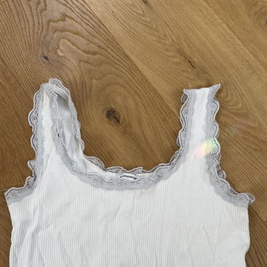 weisses crop top