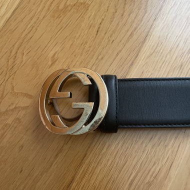Black Belt with GG Buckle
