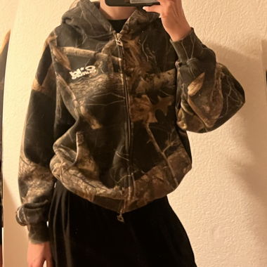 Felpa ColdCulture Realtree con zip nuova di zecca