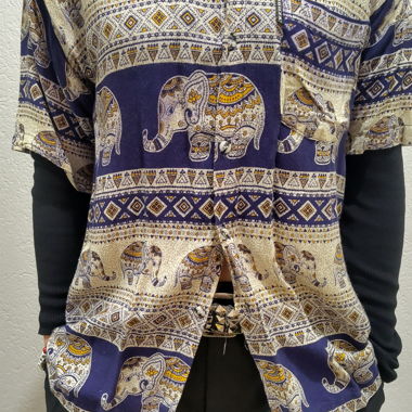 Elefanten-T-Shirt aus Indien