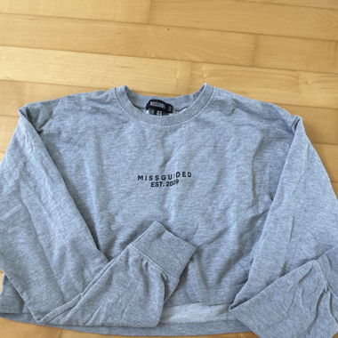 Missguided Crop Pullover