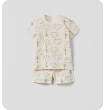 Zara baby pajama set