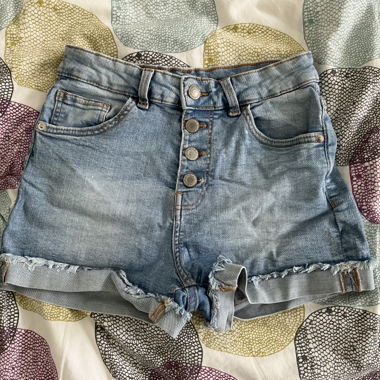 Short en jean taille haute Gr.36