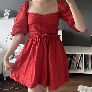 Red dress