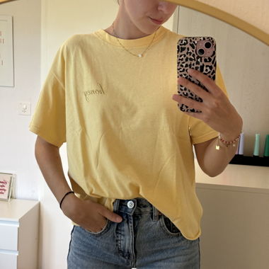 T-shirt Brandy Melville jaune