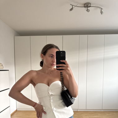 Weisses Zara-Top