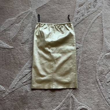 Gonna in pelle dorata di Zadig Voltaire