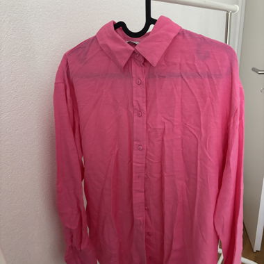 Chemise rose manches longues