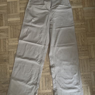Bershka beige trousers