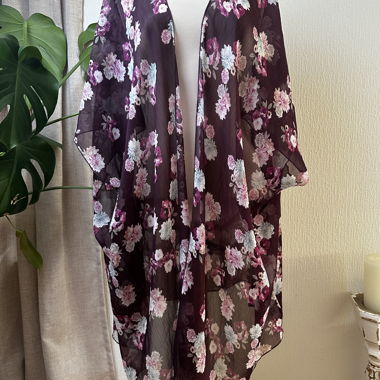 Floral American Eagle Kimono