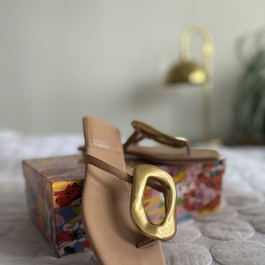 Sandals Jeffrey Campbell (gold / beige)