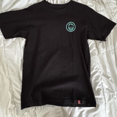 T-shirt Spitfire con stampa a spirale, taglia M