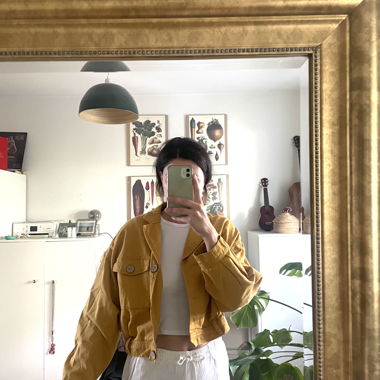 Jacke gelb