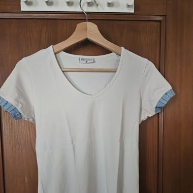 T-shirt bianco Edelvetika