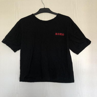t-shirt noire (pyjama) « XOXO » 🌟