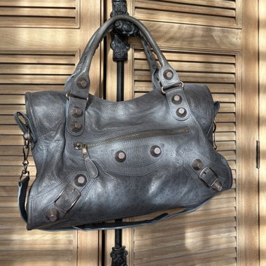 balenciaga city grigio