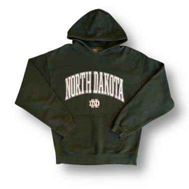 College Hoodie Dunkelgrün