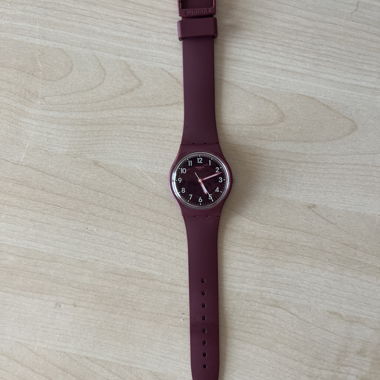 THRU THE CROWN GLASS montre Swatch