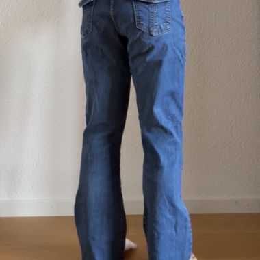 Jeans vintage Lee à coupe flare