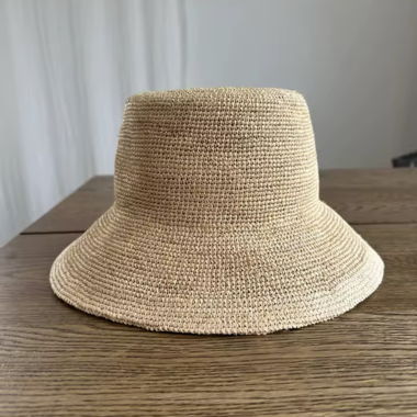 Straw Bucket Hat