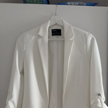 Weisser blazer