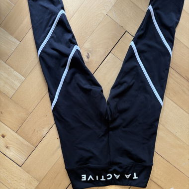 Pantaloni sportivi neri 3/4