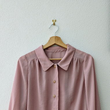Pink vintage blouse