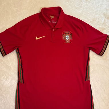 Portugal Nike Red Polo