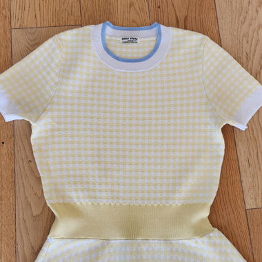 Miu Miu Coton stretchable dress