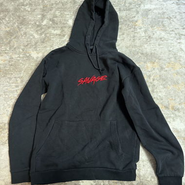 Black SAVAGE hoodie
