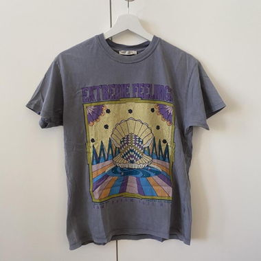 T-shirt Pull&Bear Extreme Feelings gris XS