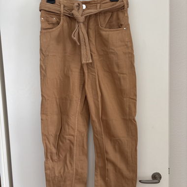 Claudie Pierlot Trousers with Belt cropped 30
