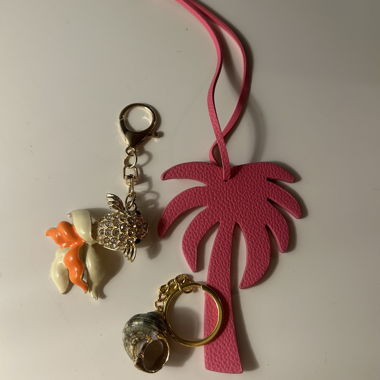 Bag charm or keychain set