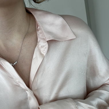 Silk blouse Mango