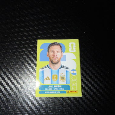 Carta Panini di Lionel Messi