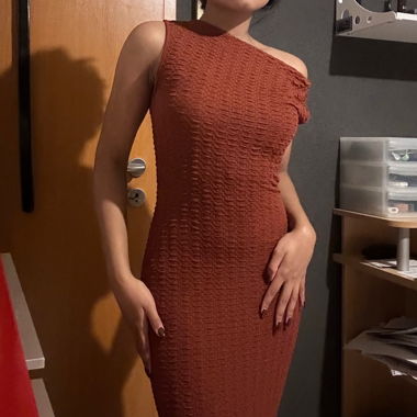Bronze Terracotta dress from Missguided 