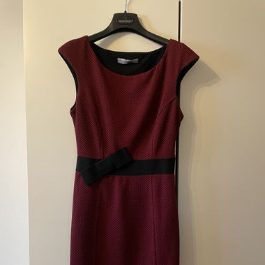 Burgundy dress