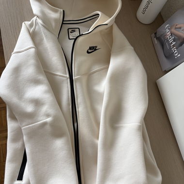 Felpa con cappuccio Nike ecru