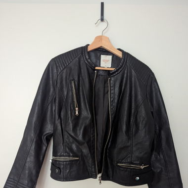 Kunstlederjacke