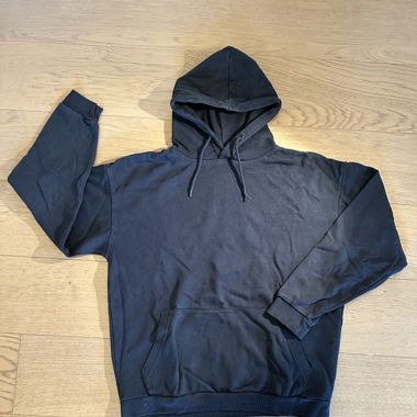 basic black hoodie