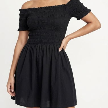 Black Off-Shoulder Dress