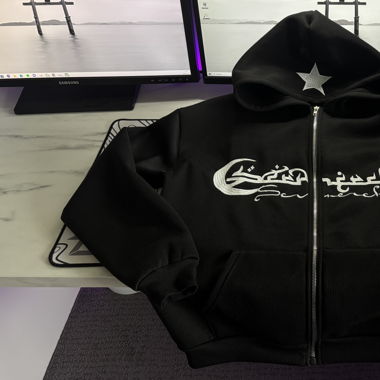Zip-Up Black