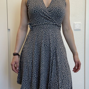 Robe portefeuille à motifs