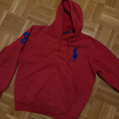 Red Polo Ralph Lauren Hoodie