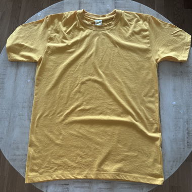 T-shirt jaune 