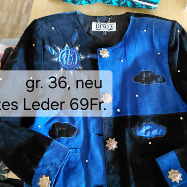 Veste en cuir Dino-Z taille 36