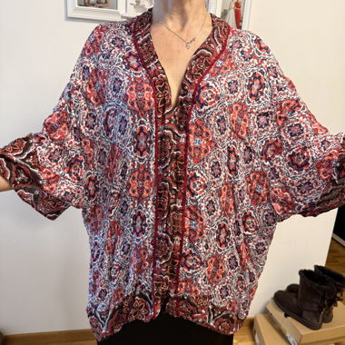 Blouse ample imprimé T.U