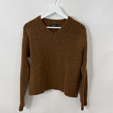 Zara Man brauner Pullover
